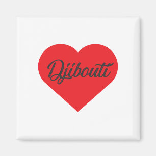 Aimant J'aime Djibouti