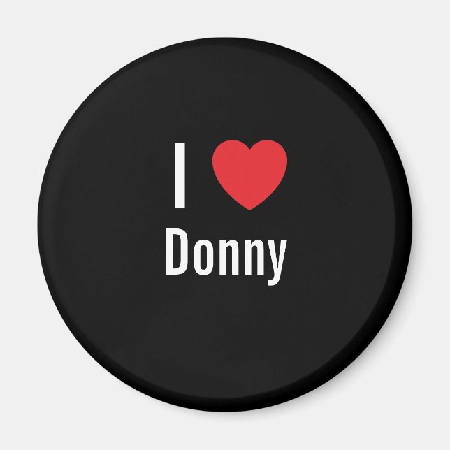 Aimant J'aime Donny (Devant)