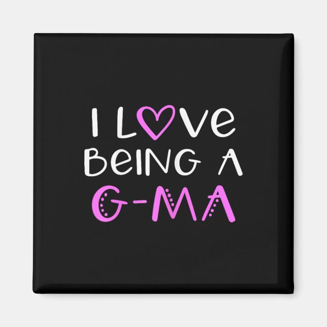 Aimant J'Aime Être Un Gma Cool Game G-ma (Devant)