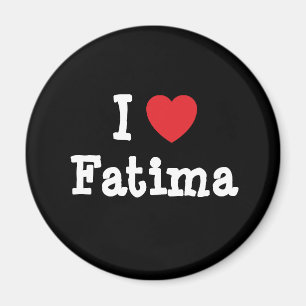 Aimant J'aime Fatima coeur T-shirt
