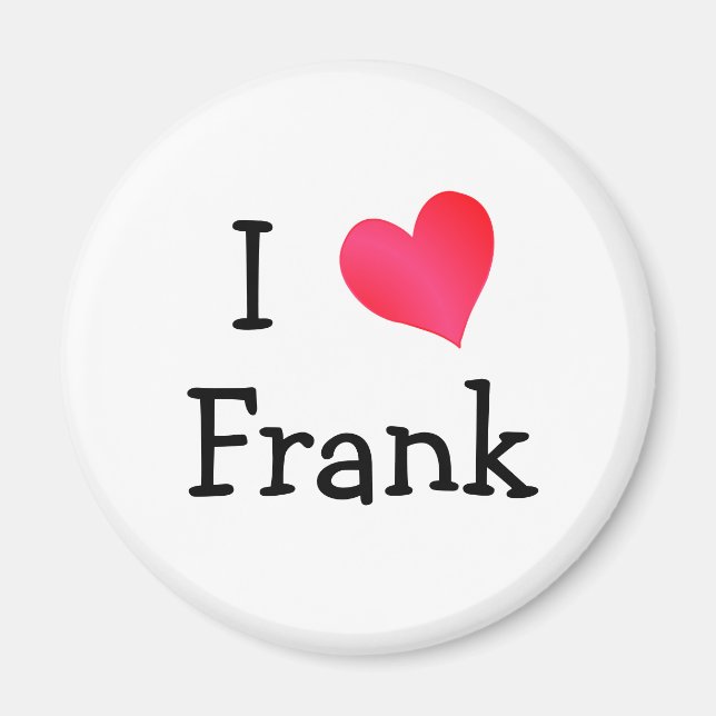 Aimant J'aime Frank (Devant)