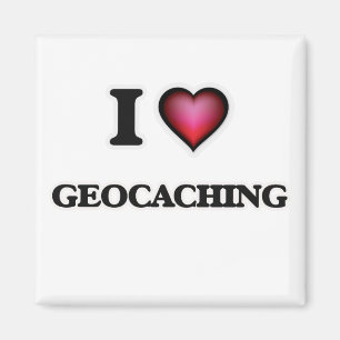 Aimant J'aime Geocaching