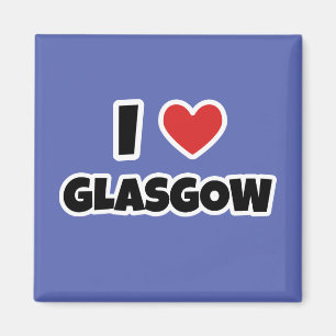 Aimant J'aime Glasgow