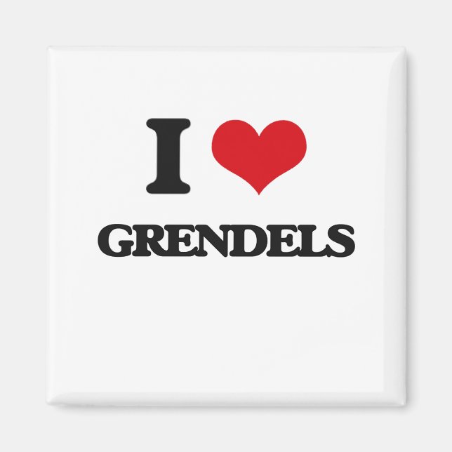 Aimant J'aime Grendels (Devant)