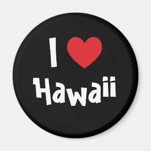 Aimant J'aime Hawaii