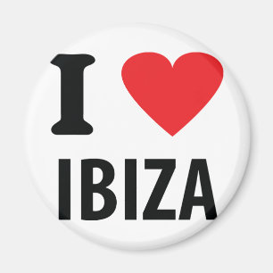 Aimant J'aime Ibiza