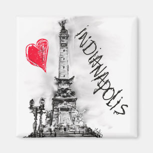 Aimant J'aime Indianapolis