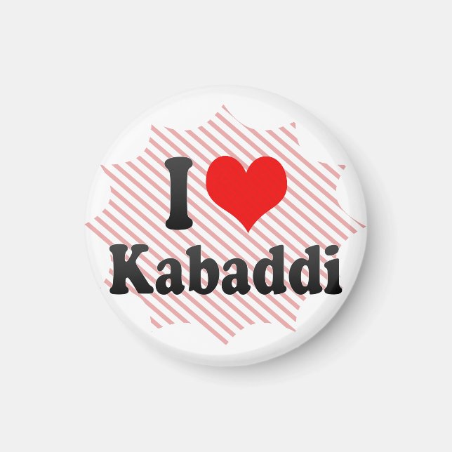 Aimant J'aime Kabaddi (Devant)