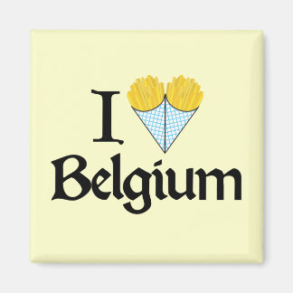 Aimant J'aime la Belgique