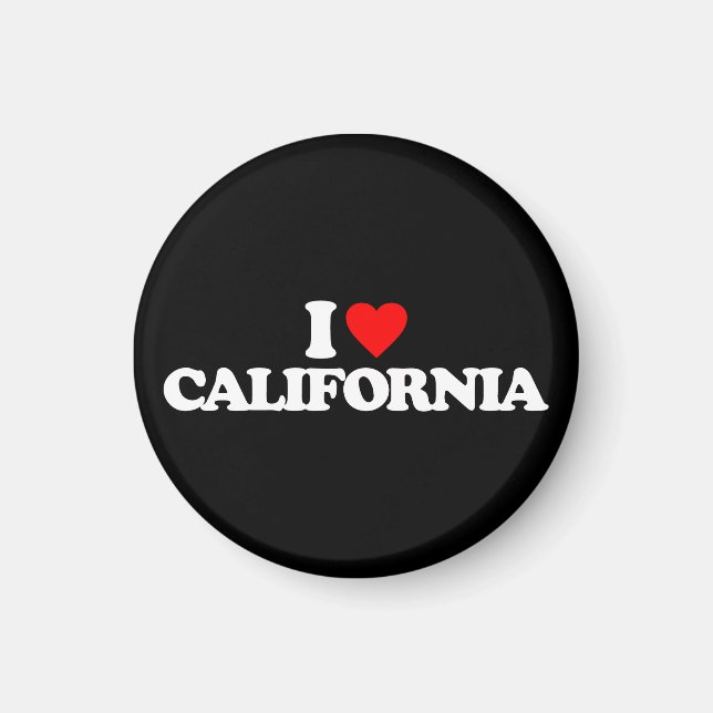 AIMANT J'AIME LA CALIFORNIE (Devant)