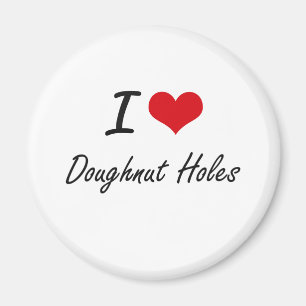 Aimant J'aime la conception artistique de trous de