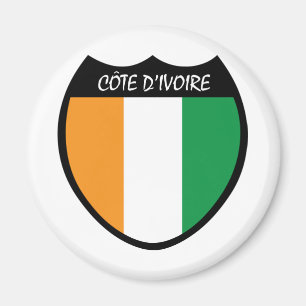 Aimant J'aime la Côte d'Ivoire
