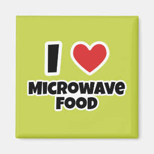 Aimant J'aime la cuisine micro-ondes