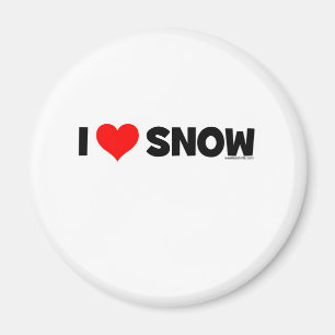 Aimant J'aime la neige
