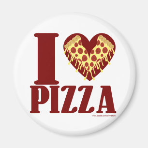 Aimant J'aime la pizza