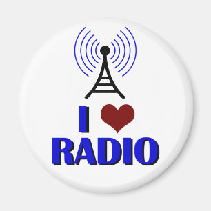Aimant J'aime la radio