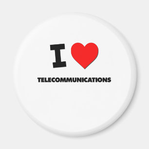 Aimant J'aime la télécommunication