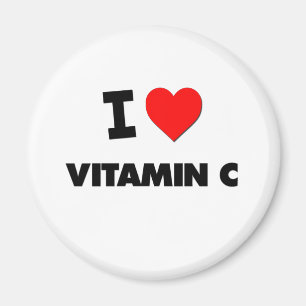 Aimant J'aime la vitamine C
