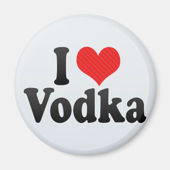 Aimant J'Aime La Vodka (Devant)