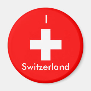 Aimant J'aime l'aimant de la Suisse