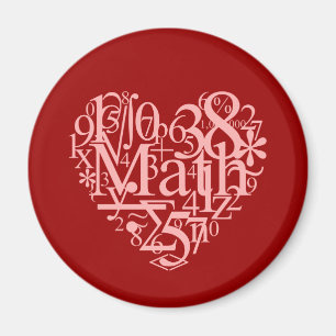 Aimant J'aime l'aimant de maths