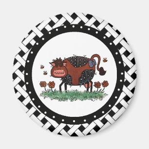 Aimant J'aime l'aimant de vaches