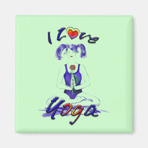 Aimant J'aime l'aimant de yoga