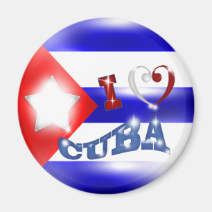 Aimant J'aime l'aimant du Cuba