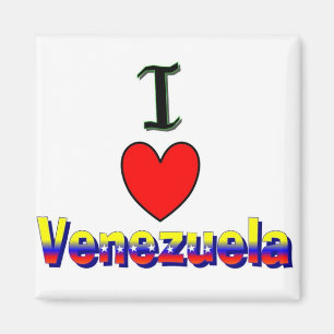 Aimant J'aime l'aimant du Venezuela