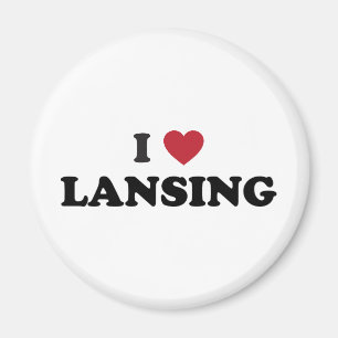 Aimant J'aime Lansing Michigan