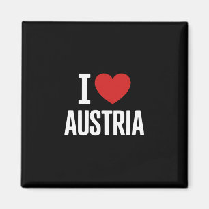 Aimant J'aime l'Autriche Osterreich Ski autrichien Eté H