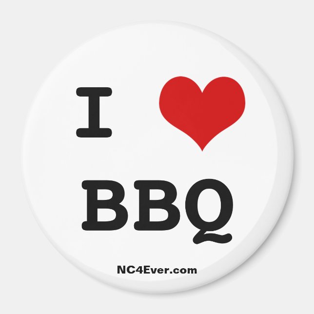 AIMANT J'AIME LE BBQ (Devant)