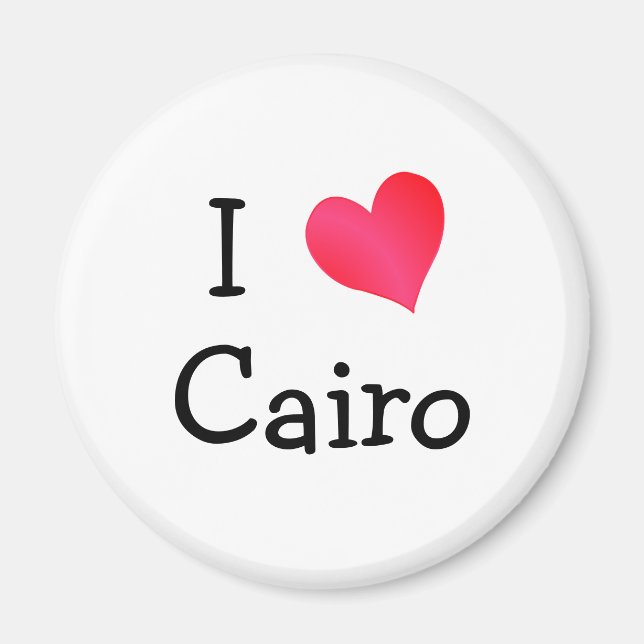 Aimant J'aime le Caire (Devant)