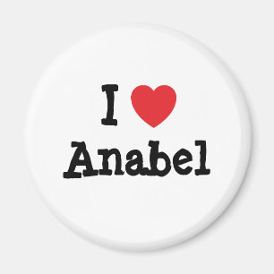 Aimant J'aime le coeur d'Anabel T-Shirt
