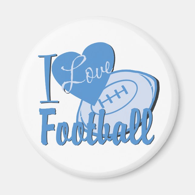 Aimant J'Aime Le Football (Devant)