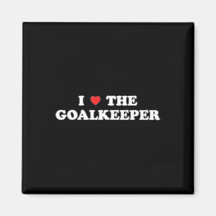 Aimant J'Aime Le Goalkeeper Coeur Football Hockey Sport G