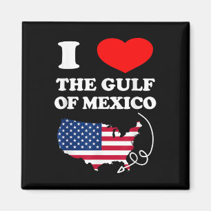 Aimant J'Aime Le Golfe Du Mexique Usa Funny 2025 Dank Mem