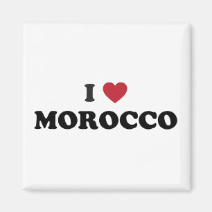 Aimant J'aime le Maroc