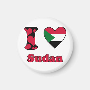 Aimant J'aime le Soudan