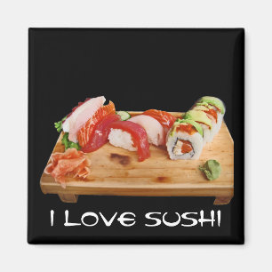 Aimant J'Aime Le Sushi