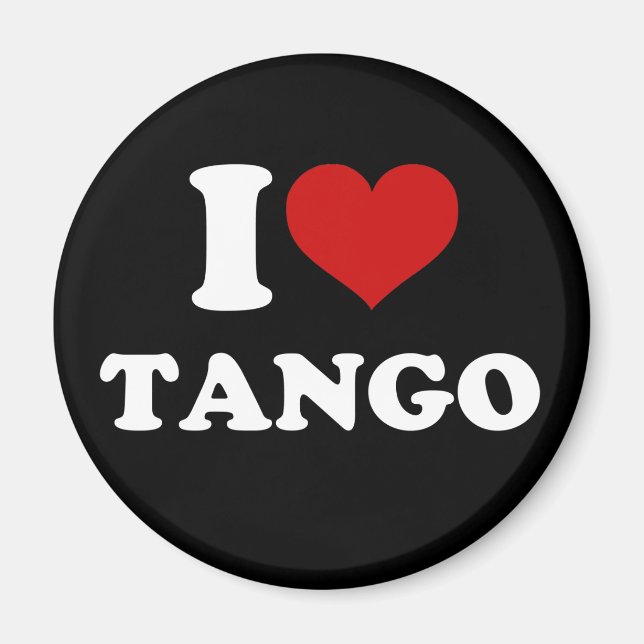 Aimant J'aime le tango (Devant)