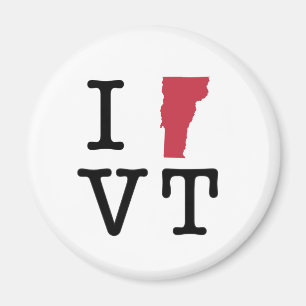 Aimant J'aime le Vermont