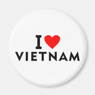Aimant J'aime le Vietnam pays comme voyage de coeur touri