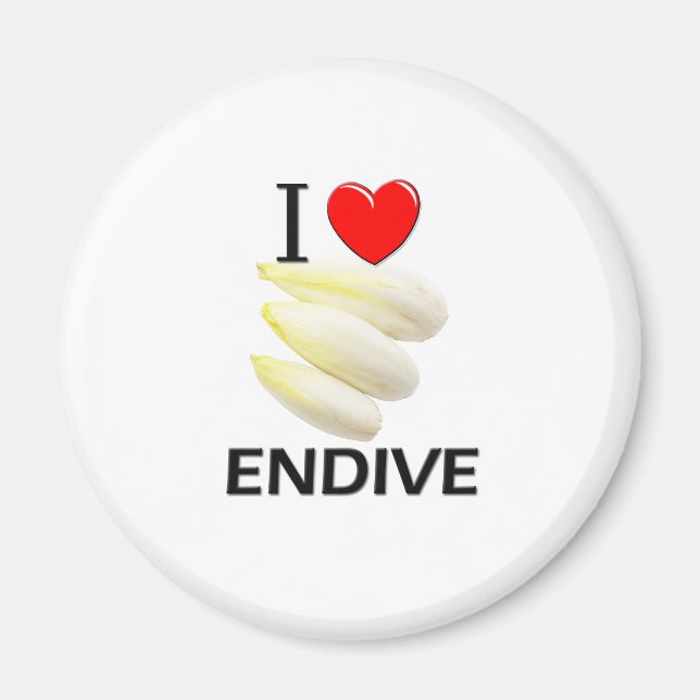 Aimant J'Aime L'Endive (Devant)