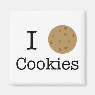 Aimant J'aime les cookies