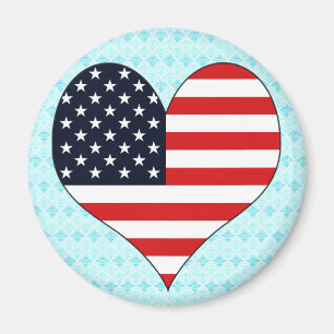 Aimant J'aime les Etats-Unis
