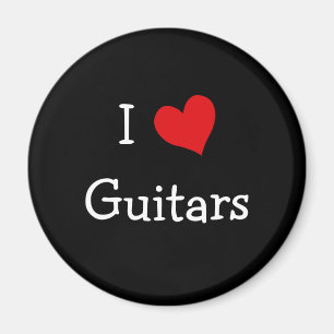 Aimant J'aime les guitares