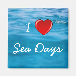 Aimant J'aime les jours de la mer