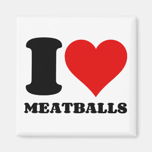 AIMANT J'AIME LES MEATBALLES