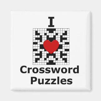 Aimant J'Aime Les Mots Croisés Puzzles